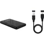 TOOQ Caja Externa para HDD/SSD 2.5 Pulgadas SATA USB 3.1 Negra
